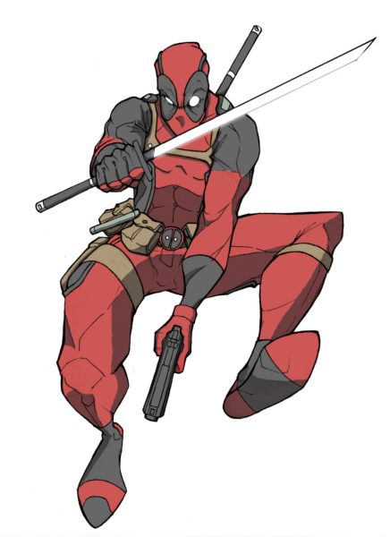 Наклейки с ДЭДПУЛОМ