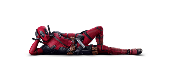 Дэдпул лежит