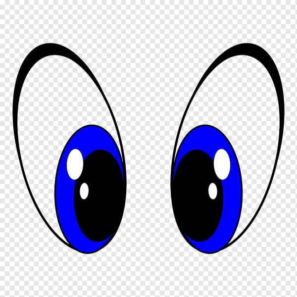 Глаза мультяшные