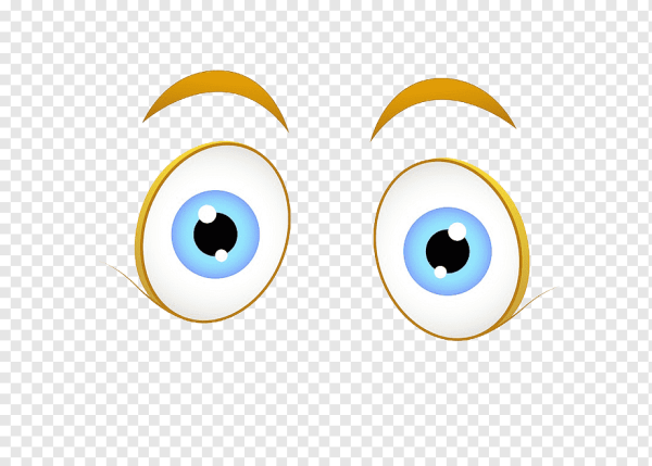 Глаза мультяшные добрые