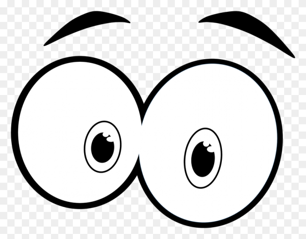 Большие мультяшные глаза