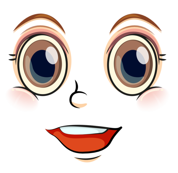 Глазки и носик