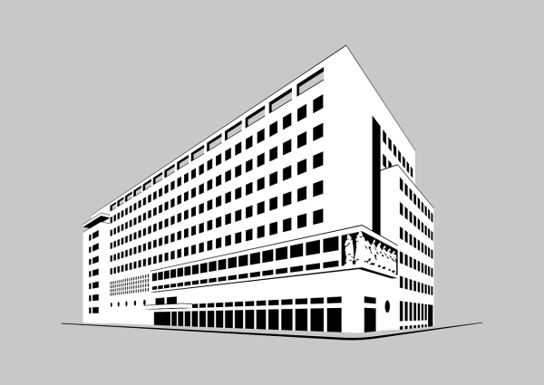 Здание схематичное изображение