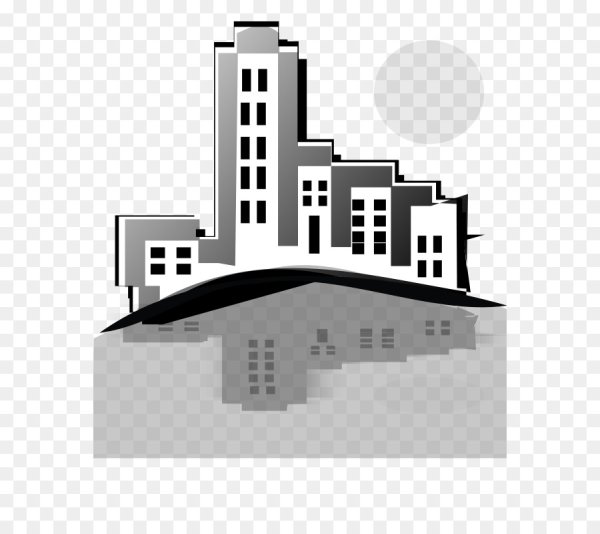 Здание на прозрачном фоне