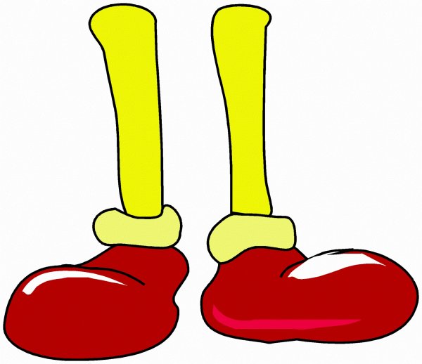 Нога мультяшный