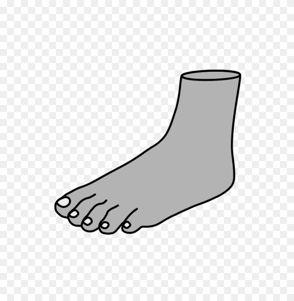 Нога мультяшная