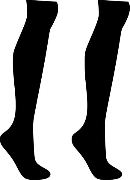 Раскраска ноги