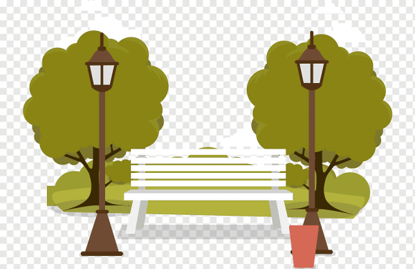 Городской парк вектор