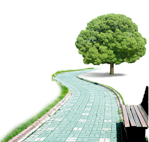 Озеленение на белом фоне