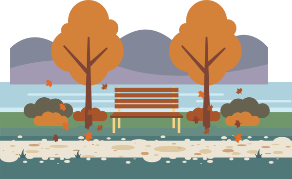 Парк иллюстрация