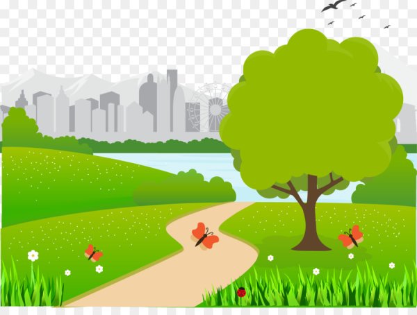 Парк мультяшный