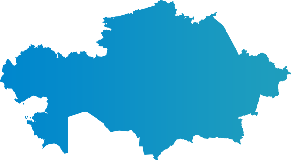 Граница Казахстана вектор