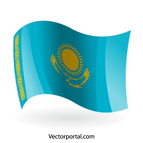 Флаг Казахстана и Казахстан