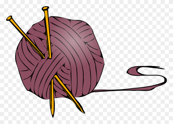 Клубок со спицами