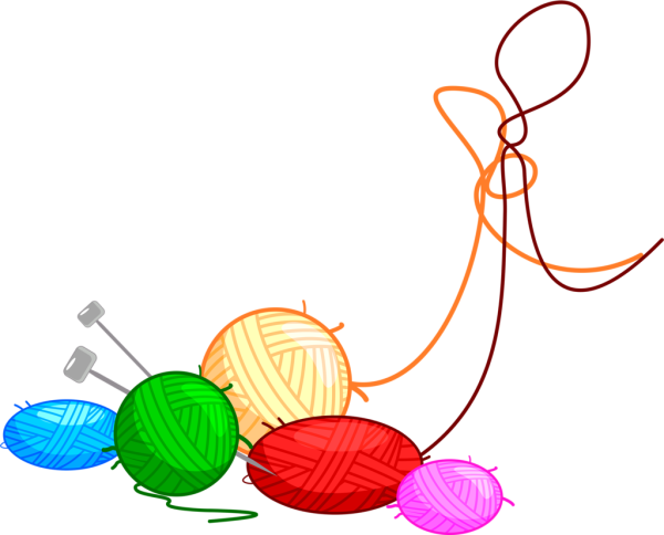 Рисование цветные клубочки