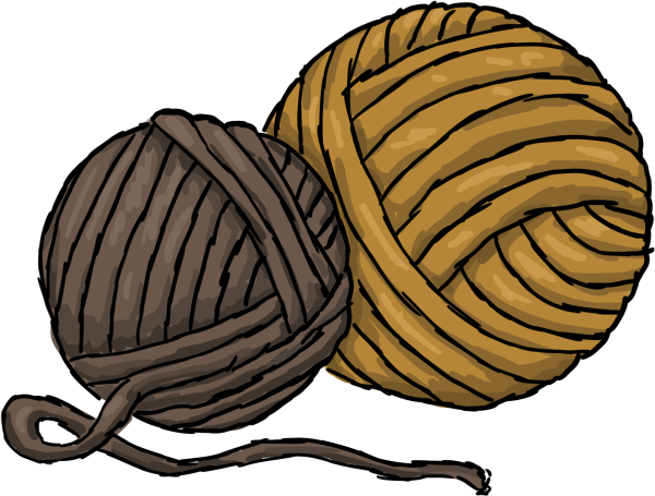 Клубок иллюстрация