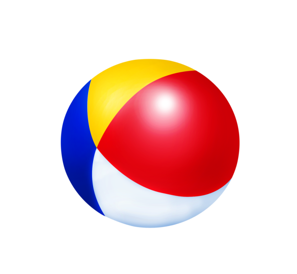 Мячик на прозрачном фоне