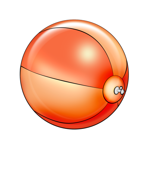 Мяч мультяшный