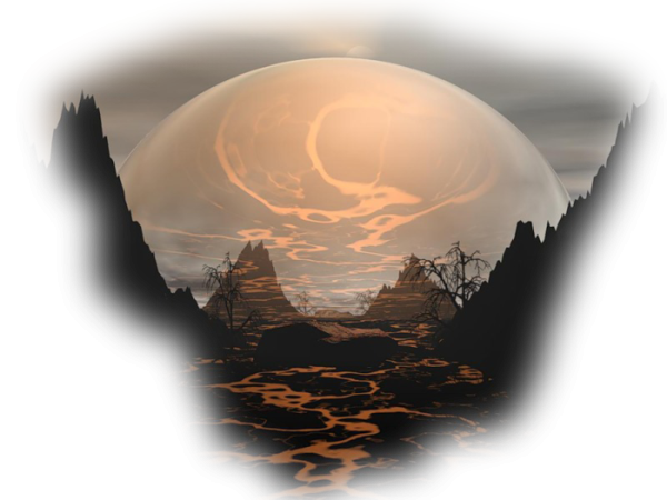 Фантастика на прозрачном фоне