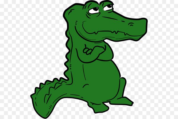 Удивленный крокодил