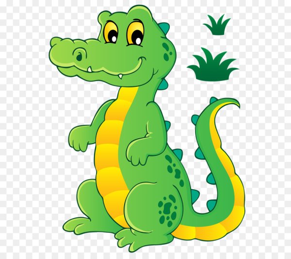 Крокодил мультяшный