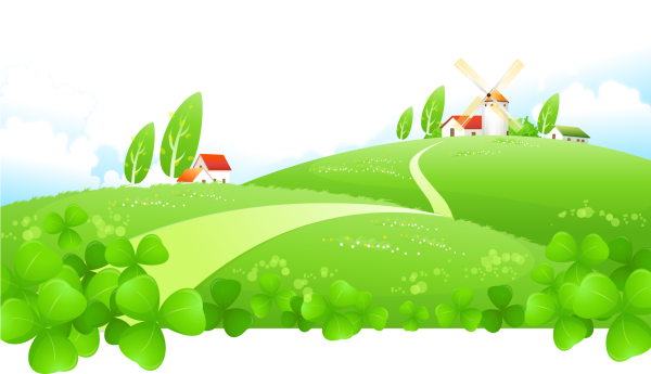 Мультяшная Поляна трава