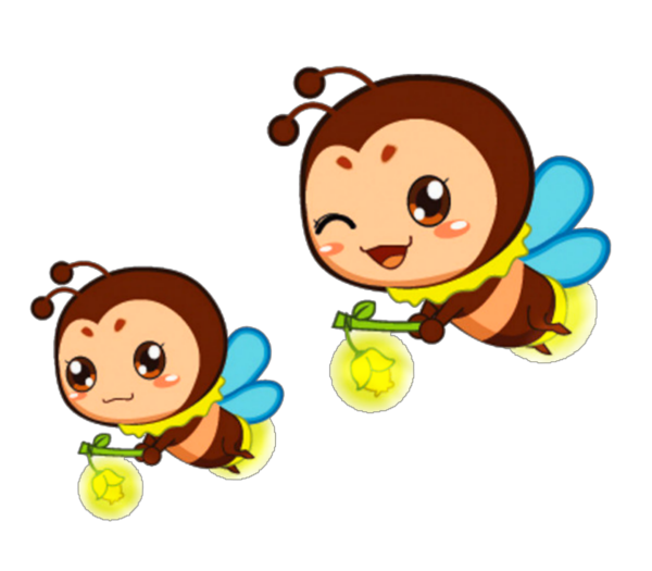 Светлячок рисованный