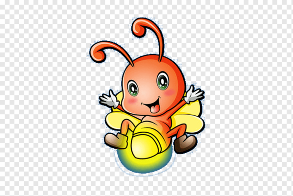 Светлячок мультяшный