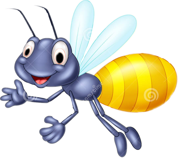 Светлячок рисованный