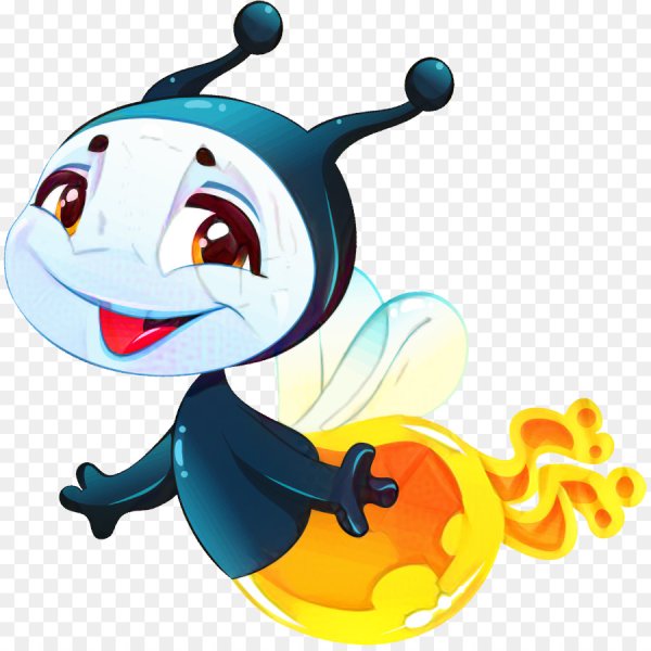 Светлячок мультяшный