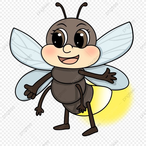 Светлячок мультяшный