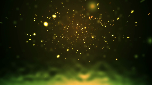 Светлячки на прозрачном фоне