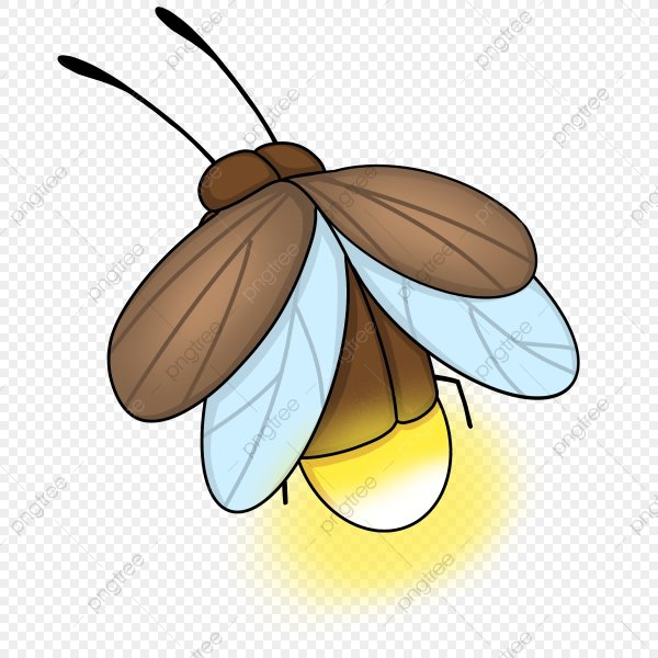 Светлячок мультяшный