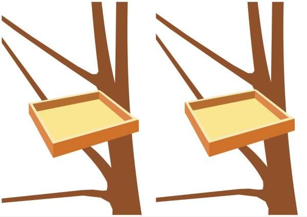 Кормушка рисунок