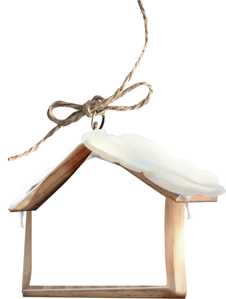 Рамки с птицами и кормушками