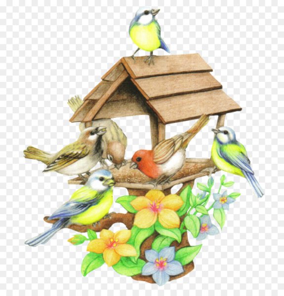 Кормушка без фона