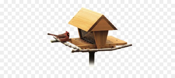 Кормушка для птиц без фона