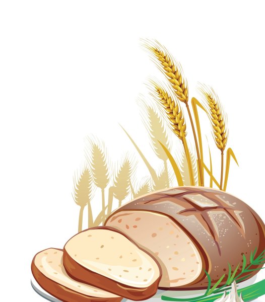 Хлебобулочные изделия иллюстрации