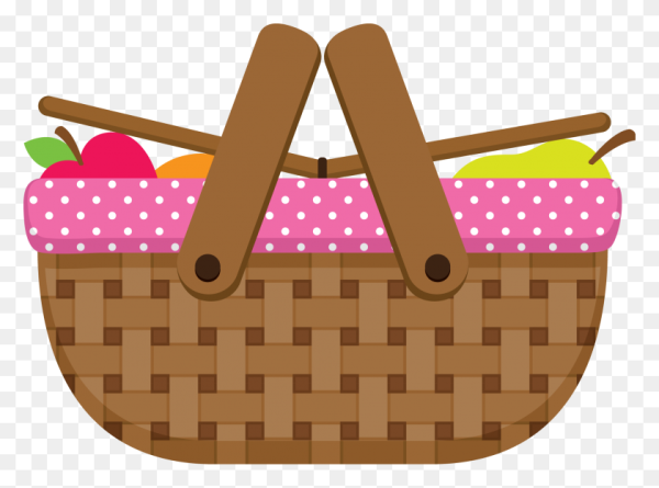 Корзинка для пикника мультяшная