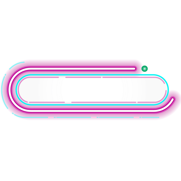 Неоновая рамка для текста