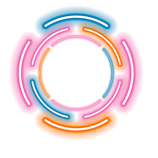 Неоновый круг