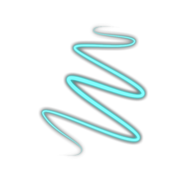 Неоновые линии фигуры