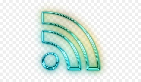 Неоновые иконки на прозрачном фоне