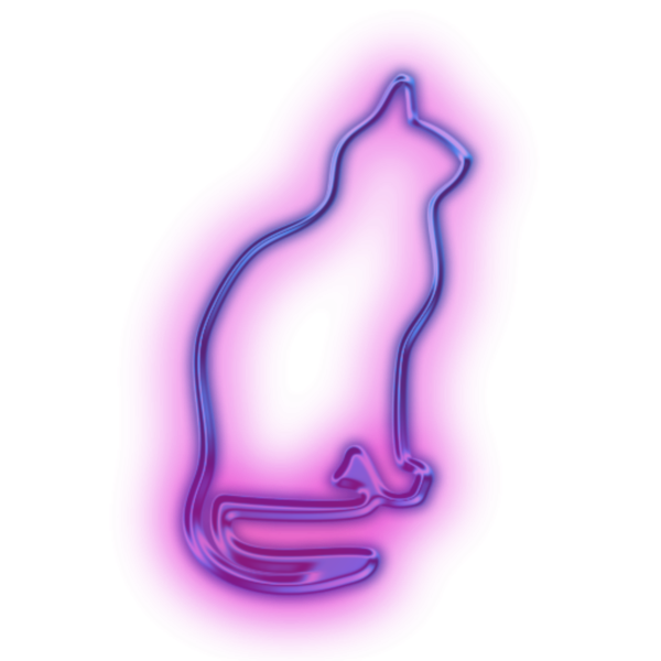 Неоновые Стикеры для фотошопа