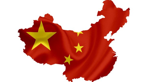 Китай на белом фоне