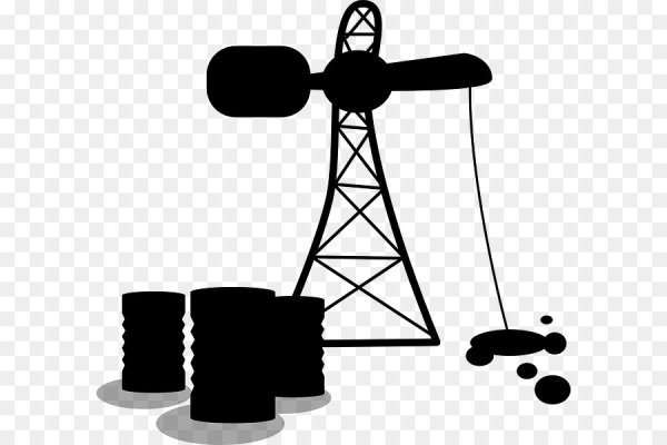 Нефть на прозрачном фоне