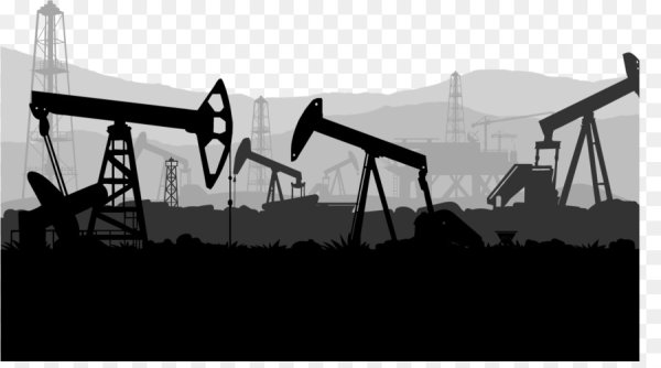 Нефтяная вышка силуэт
