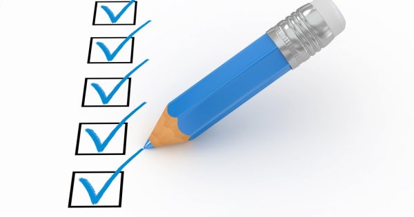 Галочка карандашом