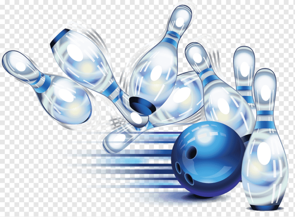Боулинг на прозрачном фоне