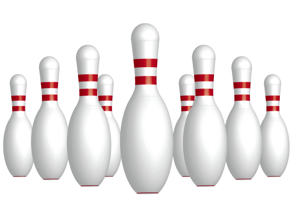 Кегли боулинг вектор